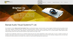 Desktop Screenshot of bansalavp.com